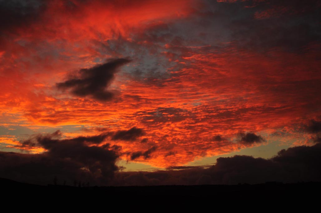 2011 Sunset Of Home (red Version)